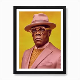 Samuel L. Jackson Fashion Art Art Print