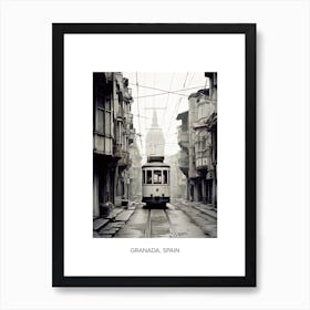 Poster Of Istanbul, Turkey, Photography In Black And White 8 Art Print