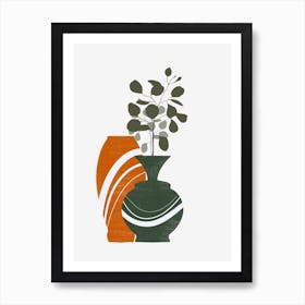 Vases And Plants 19 Art Print