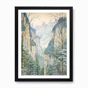 Zhangjiajie National Forest Park China 1 Art Print