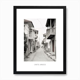 Poster Of Fethiye, Turkey, Photography In Black And White 2 Art Print