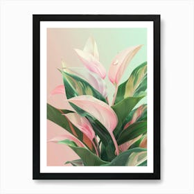 Pink Flowers Art Print