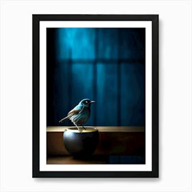 bird in evening Art Print