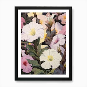 Petunia 1 Flower Painting Art Print