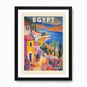 Sharm El Sheikh Egypt 3 Fauvist Painting Travel Poster Art Print