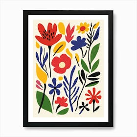 Flowers In The Garden 5 Art Print