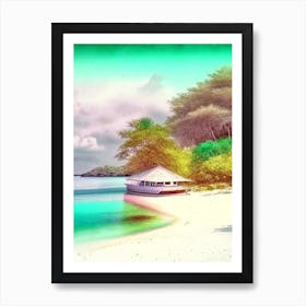 Cabilao Island Philippines Soft Colours Tropical Destination Art Print