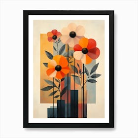 Flowers In A Vase 17 Art Print