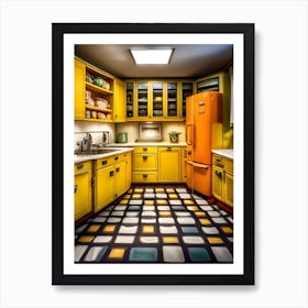 Retro Kitchen Poster