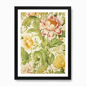 Floral Wallpaper 89 Art Print