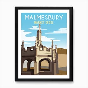 Malmesbury Market Cross Art Print