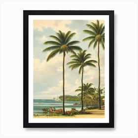 Englishman'S Bay Tobago Vintage Art Print