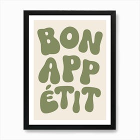 Bon Appetit - Green Poster