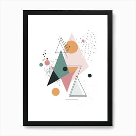 Abstract Triangles 3 Art Print