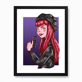 Olga The Russian Spy Art Print