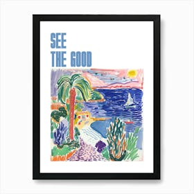 See The Good Poster Seaside Painting Matisse Style 1 Póster