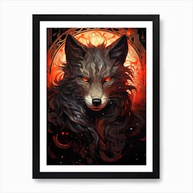 Wolf Devil Art Print