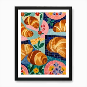 Croissants Art Print