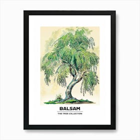 Balsam Tree Storybook Illustration 2 Poster Art Print