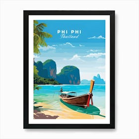 Phi Phi Print Thailand Art Print