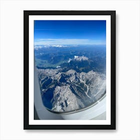 View From An Airplane Window Art Print