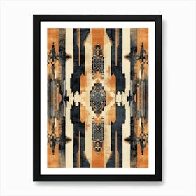 Aztec Rug Art Print