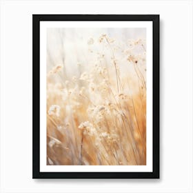 Boho Dried Flowers Gypsophila 7 Art Print