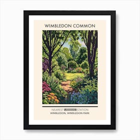 Wimbledon Common London Parks Garden 3 Art Print