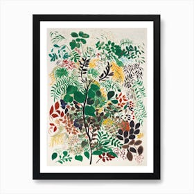 Mulberry Fruit Drawing 3 Art Print