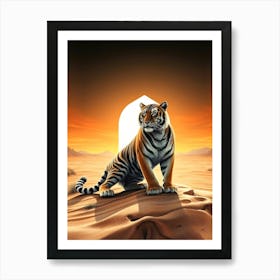 Wild Animal Creative Portrait 2 Art Print