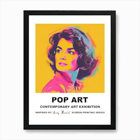 Poster Jackie Pop Art 2 Art Print