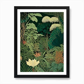 Nong Nooch Tropical Botanical Garden, Thailand Vintage Botanical Art Print