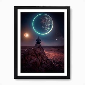 The Zen Cosmos Meditation Art Print