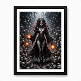 Scary Witch Anime Poster #6 Art Print