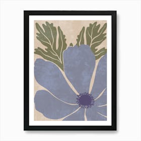 Blue Poppy Art Print