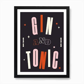 Gin And Tonic Art Print