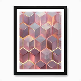 Abstract Cubes 1 Art Print