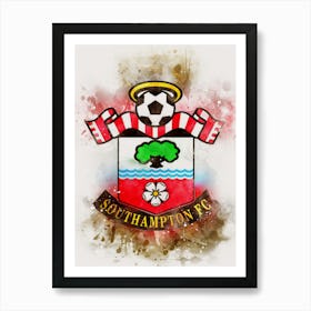 Southampton Fc Painting Art Print