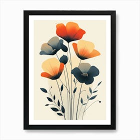 Poppies 58 Art Print