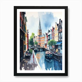 Amsterdam Canal 7 Art Print