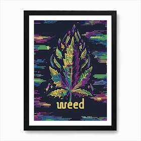 Weed Waves Art Print