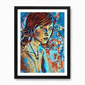 Portrait Of A Woman 62 Art Print