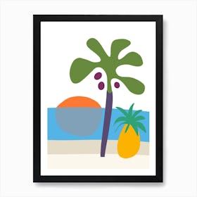 Tropical Vacation Art Print