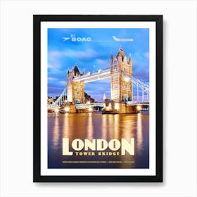 London Tower Bridge Art Print