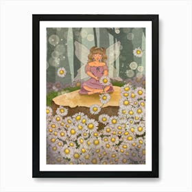 Daisy Fairy Art Print