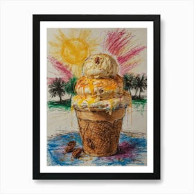 Ice Cream Cone 19 Art Print