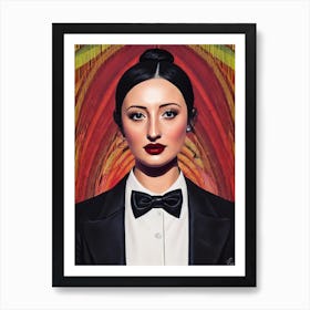 Andrea Riseborough Illustration Movies Art Print