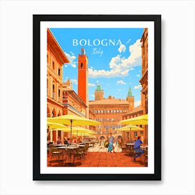 Bologna Travel Italy Art Print