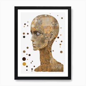 Pointillism is the human race of the future Art Print