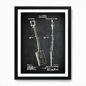 Shovel Print Tool Decor Shovel Poster Shovel Spade Construction Art Patent Art Art Decor Patent Landscaping Shovel Ct9231 Art Print